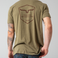 Kimes Ranch Men’s Shielded Trucker Shirt (Military Green)