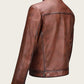 Cuadra Men's Brown Minimalist Leather Jacket (JC113/H269COC)