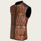 Cuadra Men's Honey Leather Vest (JC170/H302COB)