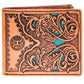 Hooey "Phoenix" Bifold Tan/Turquoise Wallet (HBF017-TNTQ)
