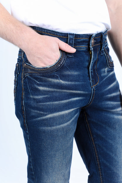 Vaqueros de corte bota Holt Slim de Platini para hombre (PHD9732)