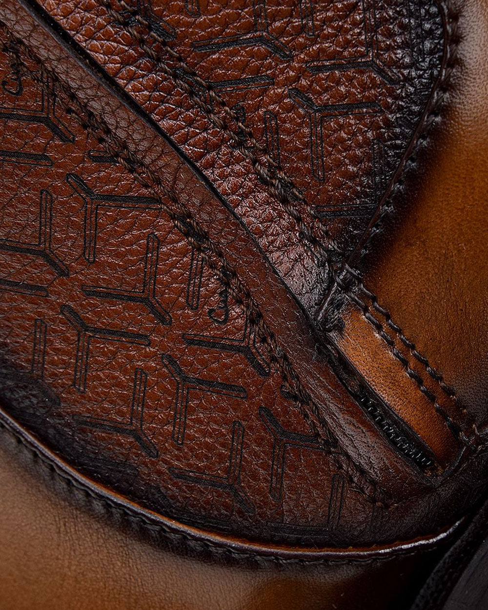 Franco Cuadra Men's Honey Leather Chelsea Dress Boots (FC630/G89TSRS - Ternera Inca/Res Bristol Miel)