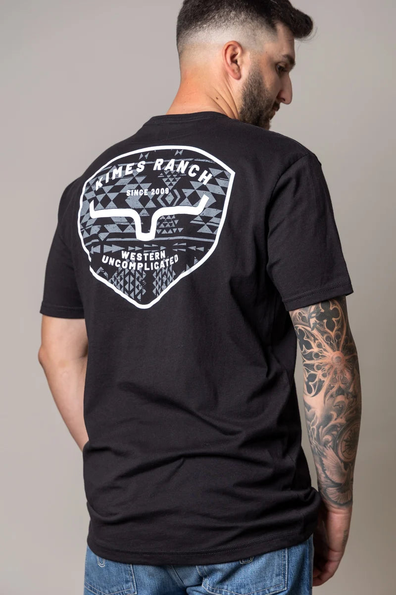 Camisa Kimes Ranch Honor para hombre (MSH0000205 Negra)