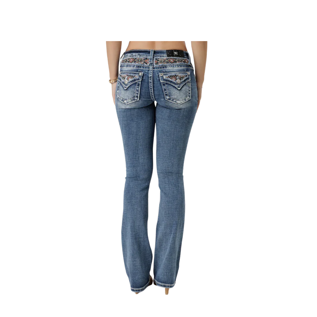 Vaqueros de tiro medio Miss Me (M9315BV) Azul medio