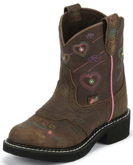 Justin Kids Gypsy Western Boot (9205JR / Esmeralda Brown)