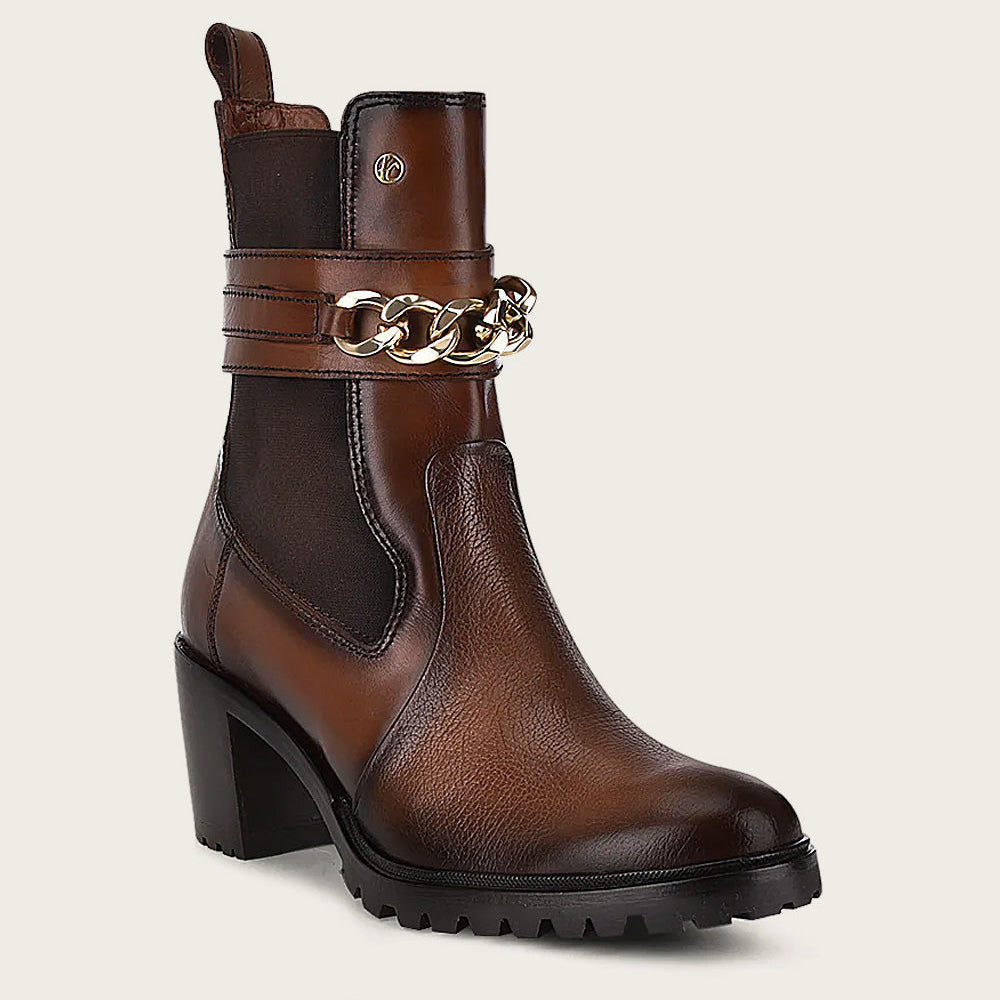 Franco Cuadra Women's Honey Ankle Boots (FC751/K41VFTV - Honey)