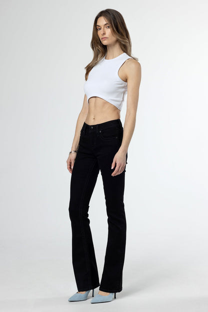 Miss Me Women's Flying Black Bootcut Jeans (M5082B162V-B01)