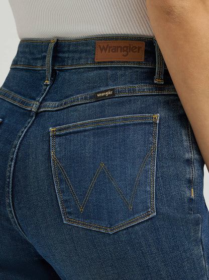 Wrangler Women's High Rise True Straight Leg Jeans (10MT1STST - Stockton)