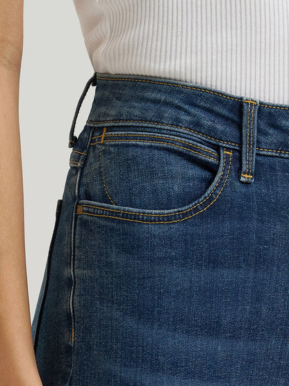 Wrangler Women's High Rise True Straight Leg Jeans (10MT1STST - Stockton)