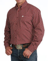Cinch Men's Long Sleeve Shirt (MTW1106141 BUR)