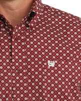 Cinch Men's Long Sleeve Shirt (MTW1106141 BUR)