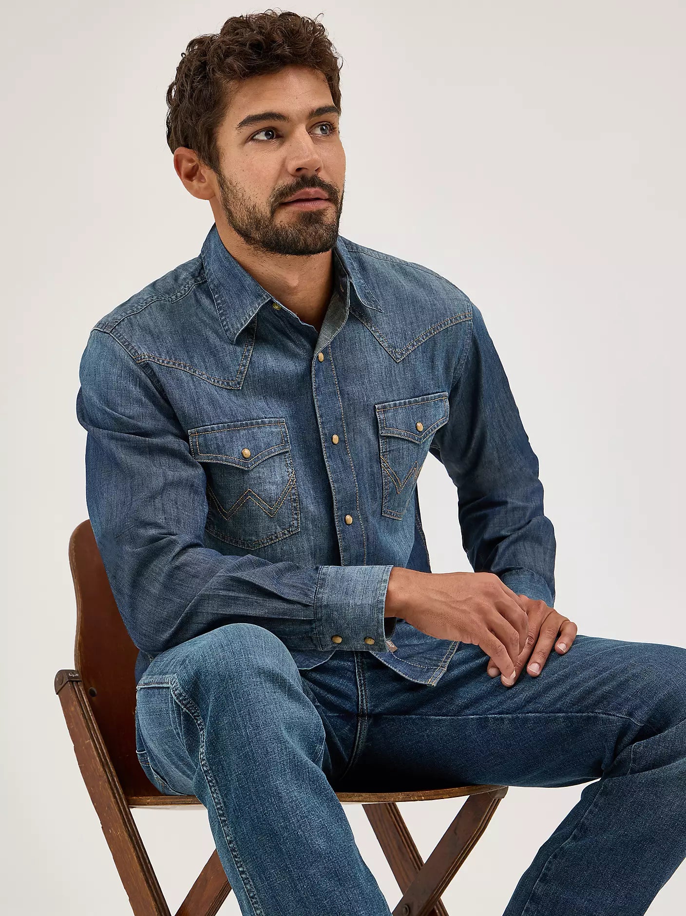 Camisa Wrangler Retro para hombre (MVR458D)