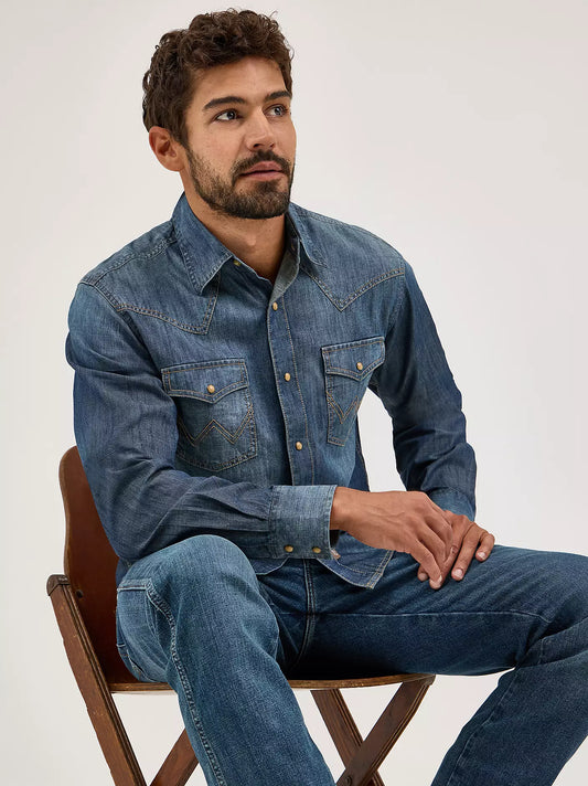 Camisa Wrangler Retro para hombre (MVR458D)