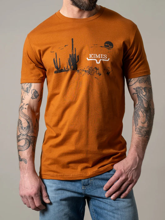 Camisa Kimes Ranch Night Fall para hombre (MSH0000218 Clay) 