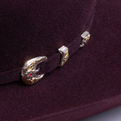 Larry Mahan 6X Real (MF0665REAL40-Blackcherry)