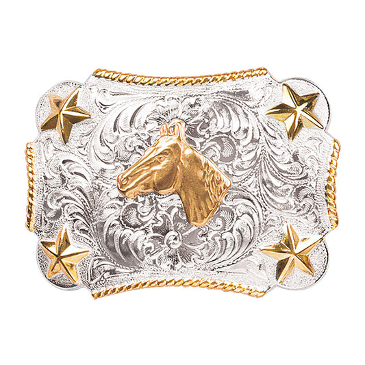 Nocona Boy's Horse Head Belt Buckle (3603207)