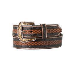 Nocona Men's Diamond Floral Embossed Belt (N2100012133)