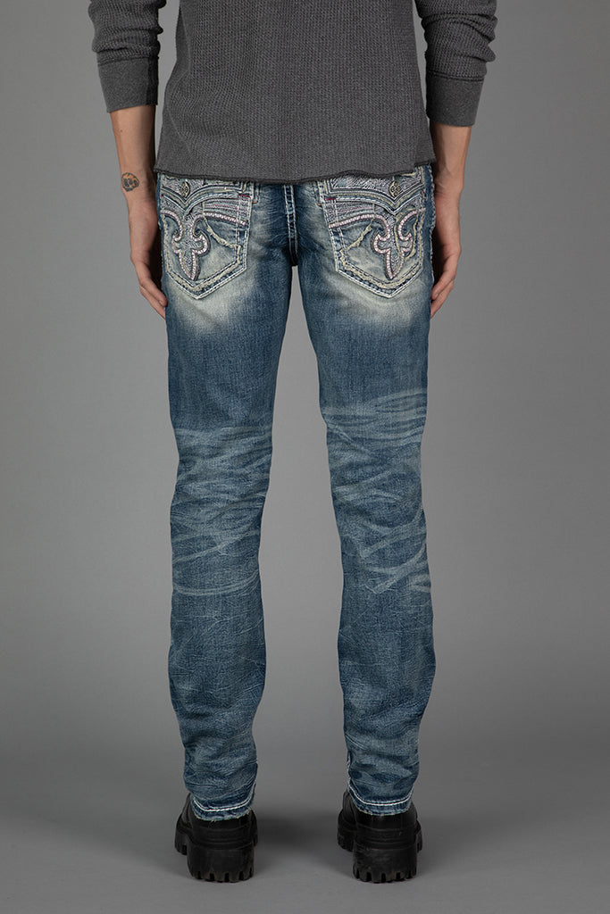 Rock Revival Men's Brayen J228 Straight Jeans (RP2355J228R)