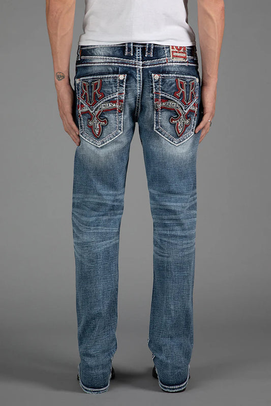 Rock Revival Men's Hayes J204 Straight Jeans (RP3922J204R)