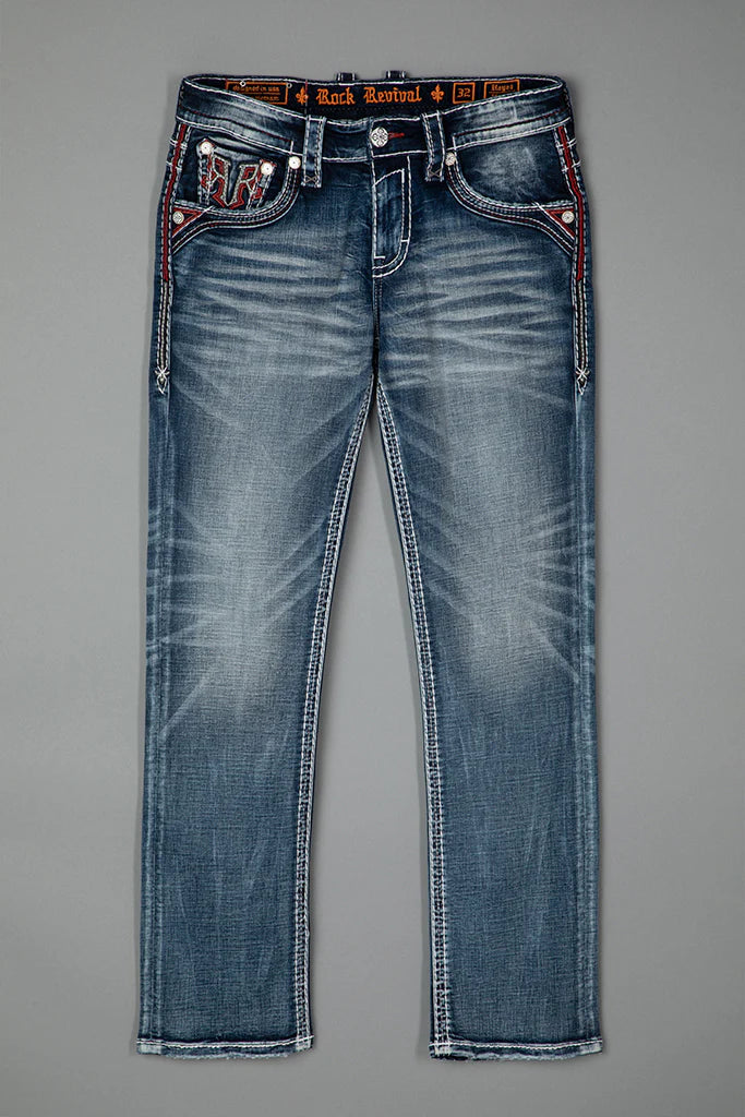 Rock Revival Men's Hayes J204 Straight Jeans (RP3922J204R)