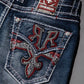 Rock Revival Men's Hayes J204 Straight Jeans (RP3922J204R)