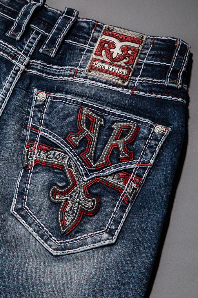 Rock Revival Men's Hayes J204 Straight Jeans (RP3922J204R)