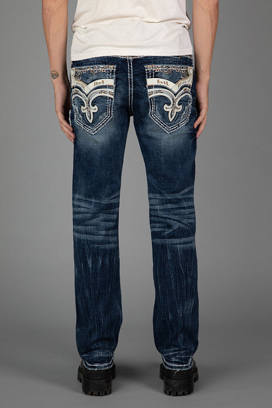 Rock Revival Men's Ronin J200 Straight Jeans (RP3932J200R)