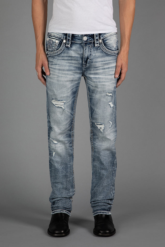 Rock Revival Men's Paxton J202R Straight Jeans (RP5586J202R)
