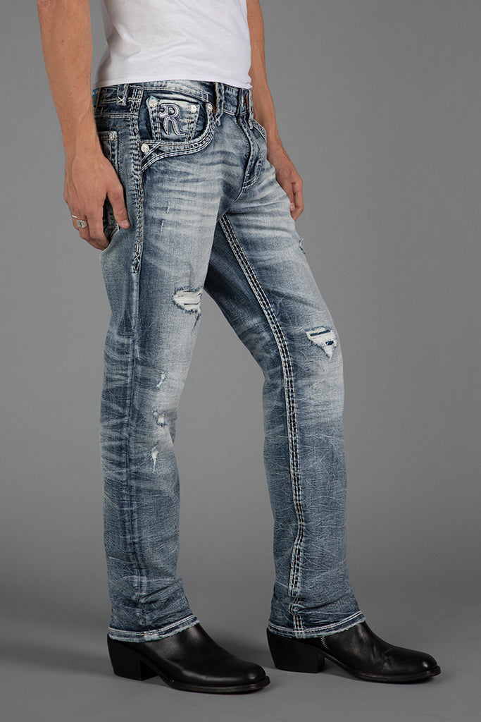 Rock Revival Men's Paxton J202R Straight Jeans (RP5586J202R)