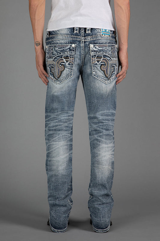 Rock Revival Men's Paxton J202R Straight Jeans (RP5586J202R)