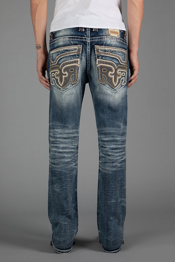 Rock Revival Men's Xander J201R Straight Jeans (RP5639J201R)