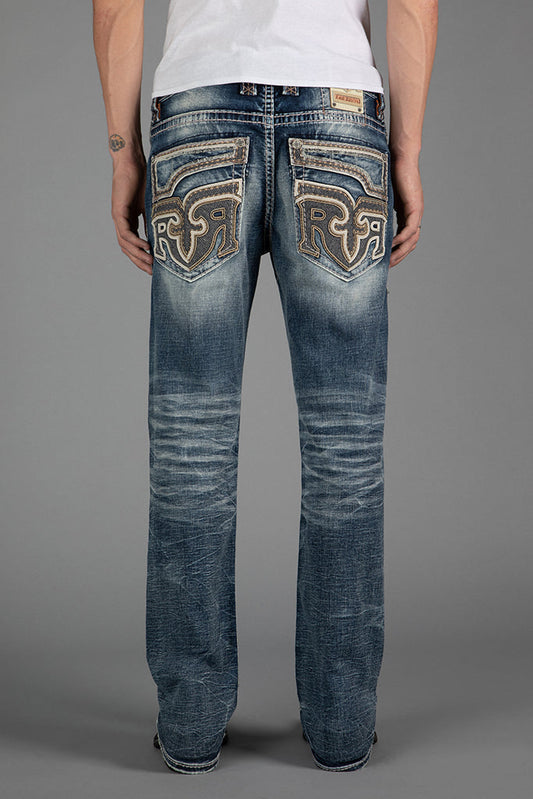 Rock Revival Men's Xander J201R Straight Jeans (RP5639J201R)