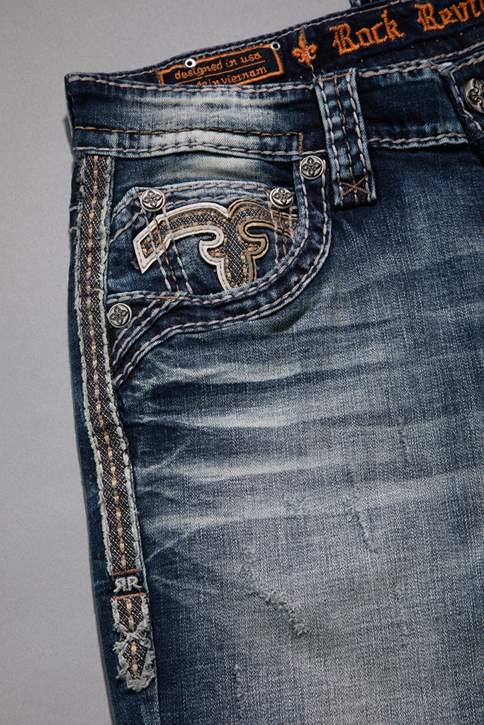 Rock Revival Men's Xander J201R Straight Jeans (RP5639J201R)