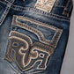 Rock Revival Men's Xander J201R Straight Jeans (RP5639J201R)