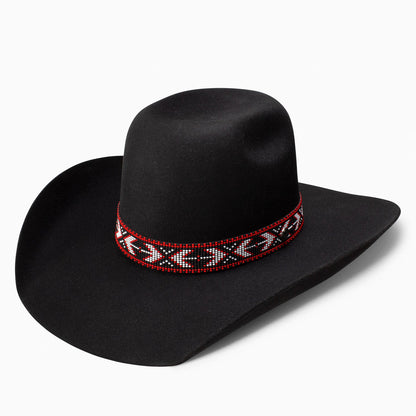 Sombrero vaquero de lana Presidio 4X de Resistol by Hooey (RWHOPD-904207 Negro)