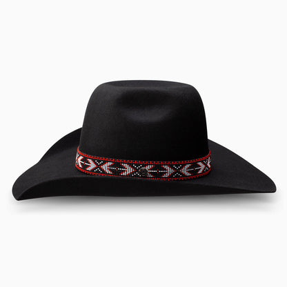Sombrero vaquero de lana Presidio 4X de Resistol by Hooey (RWHOPD-904207 Negro)