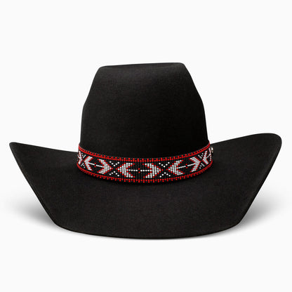 Sombrero vaquero de lana Presidio 4X de Resistol by Hooey (RWHOPD-904207 Negro)
