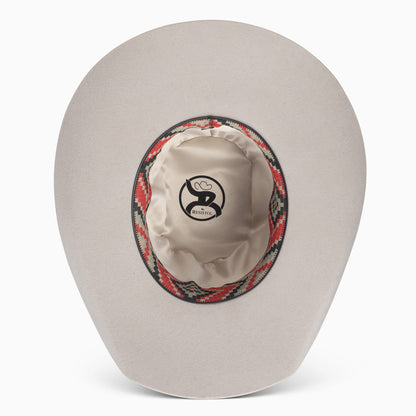 Sombrero vaquero de lana Presidio 4X de Resistol by Hooey (RWHOPD-904271 Silverbelly)