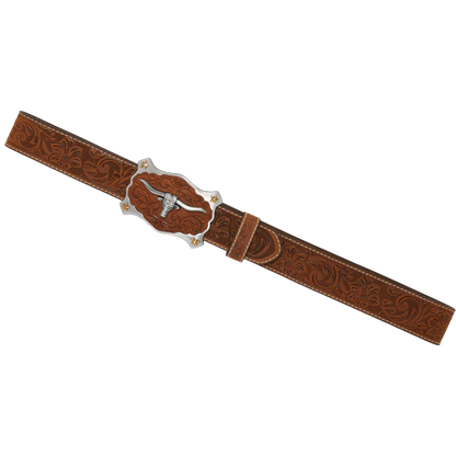 Cinturón de hombre Justin Tan Saddle (C11198)