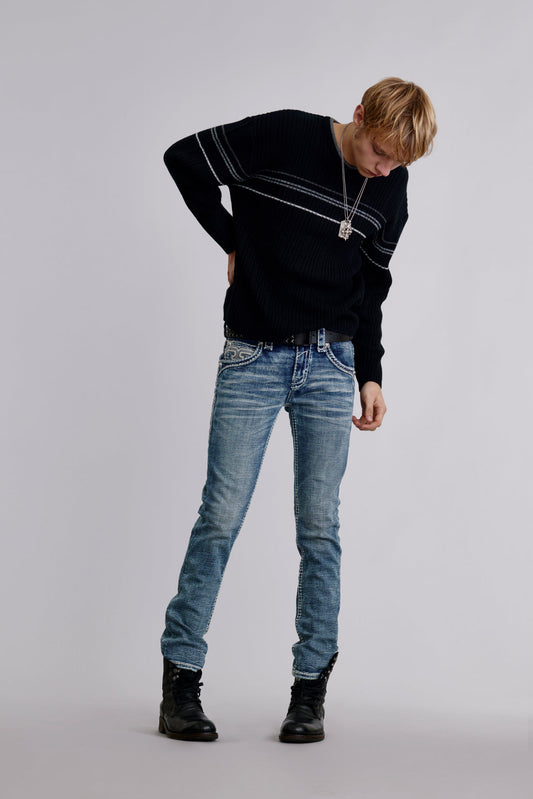 Rock Revival Men's Stan Straight Jeans (RP9697J208R)