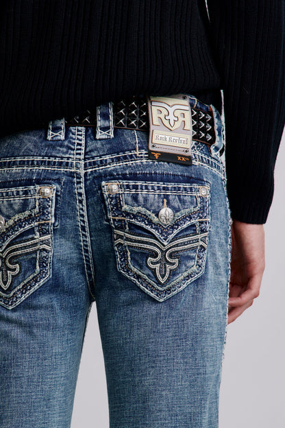 Rock Revival Men's Stan Straight Jeans (RP9697J208R)