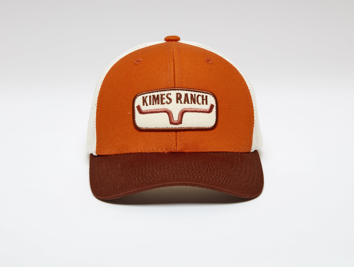 Kimes Ranch Rolling Trucker Snapback (Burnt Orange)