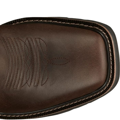 Botas impermeables Justin Driller de 28 cm (SE4689 / Marrón café)