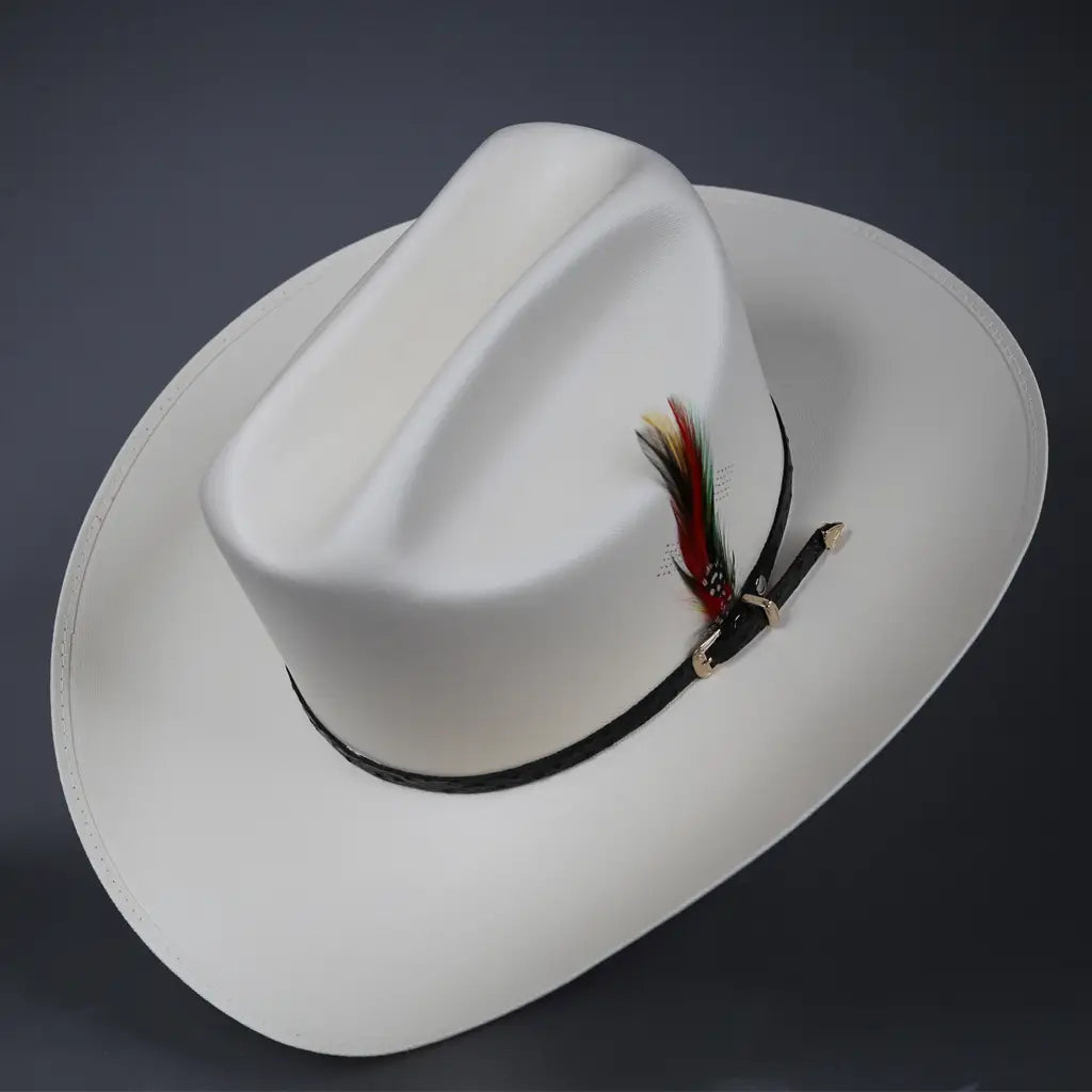 White Diamonds Co 100X San Judas Straw Hat (4-3/4)
