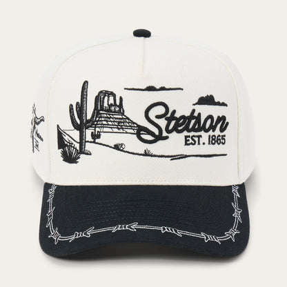 Stetson Snapback (Landscape A-Frame / IVO/BLK)
