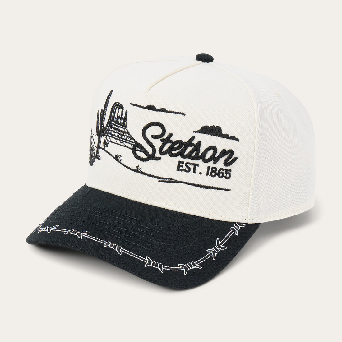 Stetson Snapback (Landscape A-Frame / IVO/BLK)