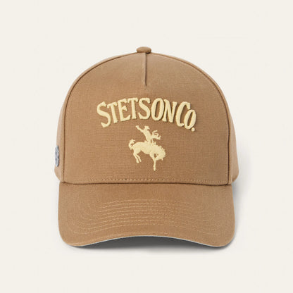 Stetson Canvas Rider Trucker Hat Snapback (SCSCTA-0010 / BRN)