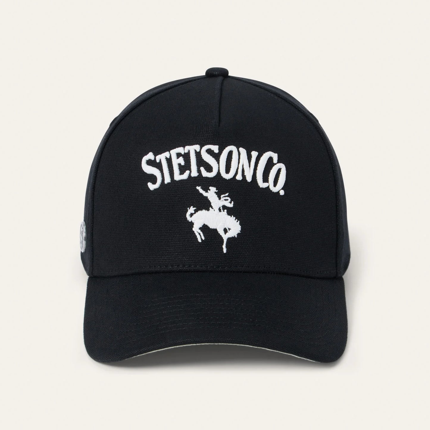 Stetson Canvas Rider Trucker Hat Snapback (SCSCTA-0010 / BLK)