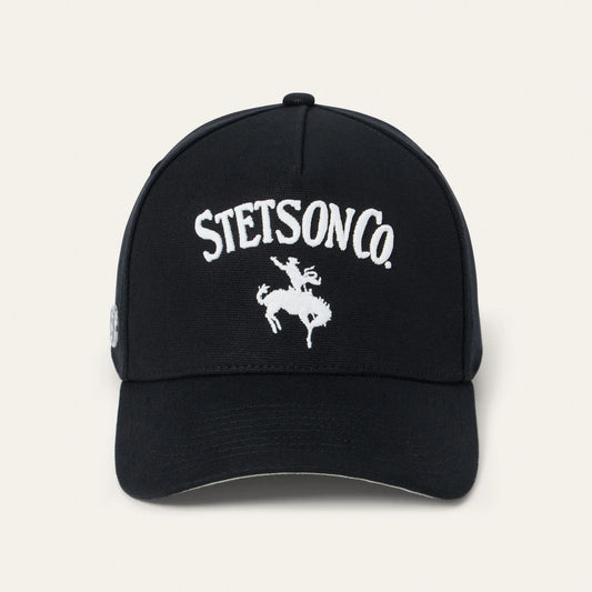 Stetson Canvas Rider Trucker Hat Snapback (SCSCTA-0010 / BLK)