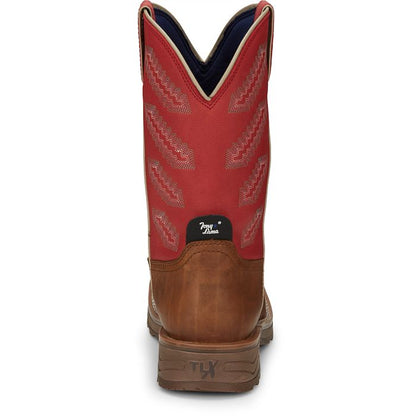 Tony Lama Men's Energy 11" Composite Toe Waterproof Work Boots (TW3400 / Tan)